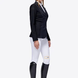 RG Wedstrijdjasje Jersey and Mesh Dames Zwart