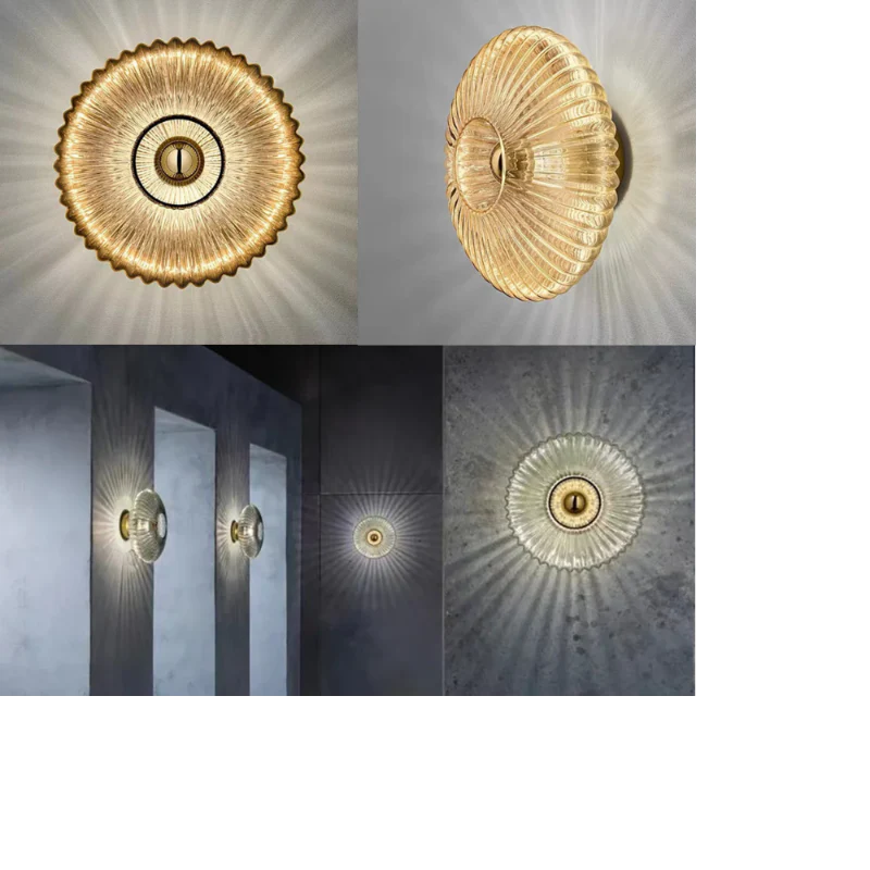 NimbusFlux - Glas Wandlamp met Golvend Licht - Afbeelding 7