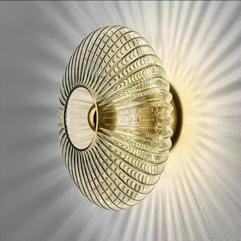 NimbusFlux - Glas Wandlamp met Golvend Licht - Afbeelding 5